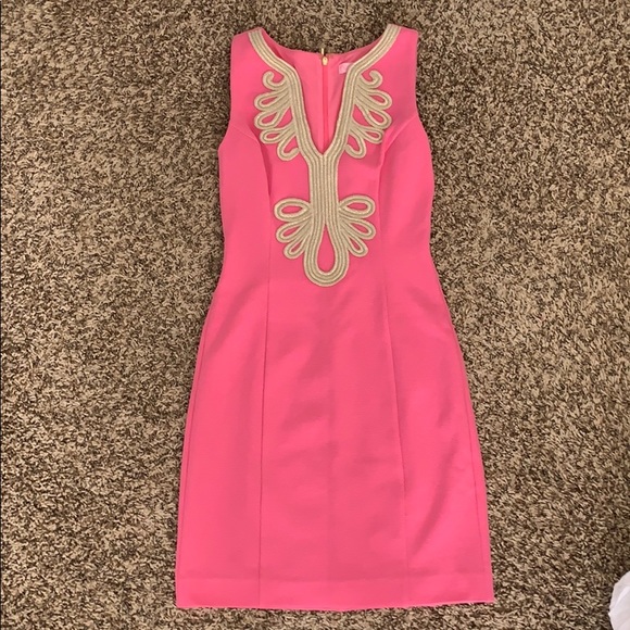 lilly pulitzer hot pink dress